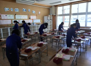 小　新年度準備